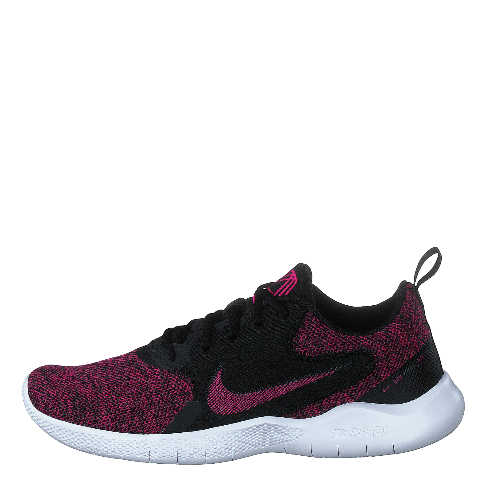 Nike Black Fireberry Dark Smoke Grey Wmns Flex Experience Rn 10 Shoes