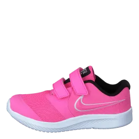 Nike Pink Glow Photon Dust Black Star Runner 2 Tdv Shoes