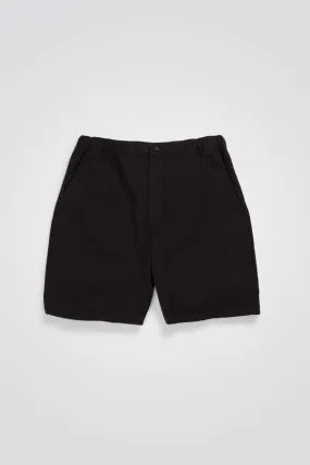 Norse Ezra Black Twill Shorts - Shop Now