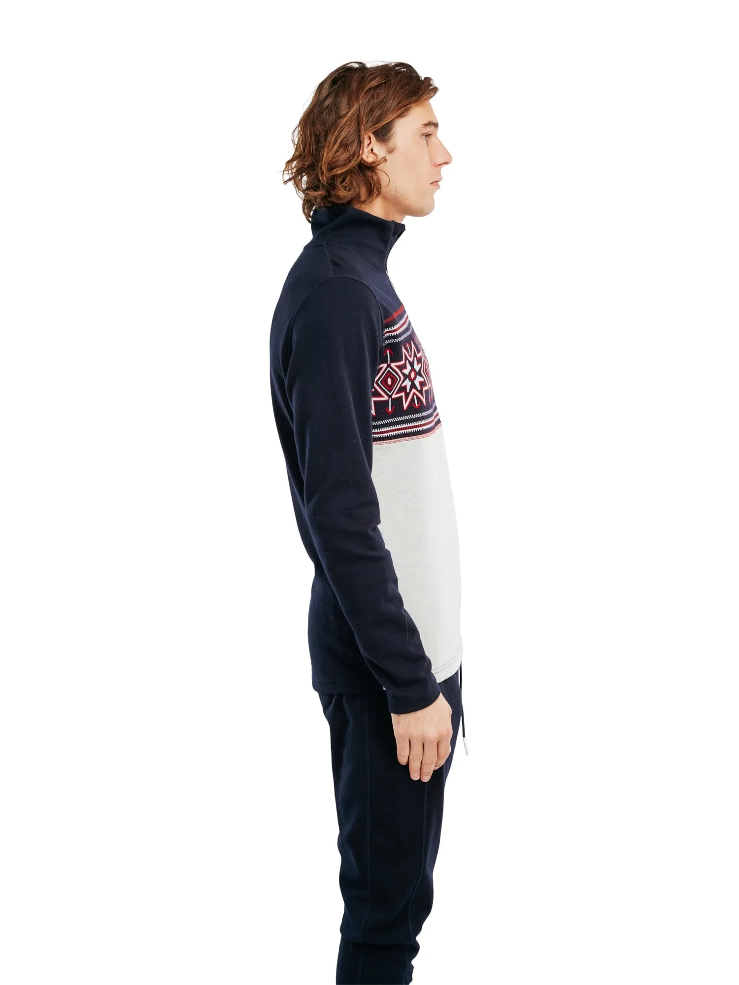 Norwegian Dale Base Layer Tindefjell Sweater Men's Navy