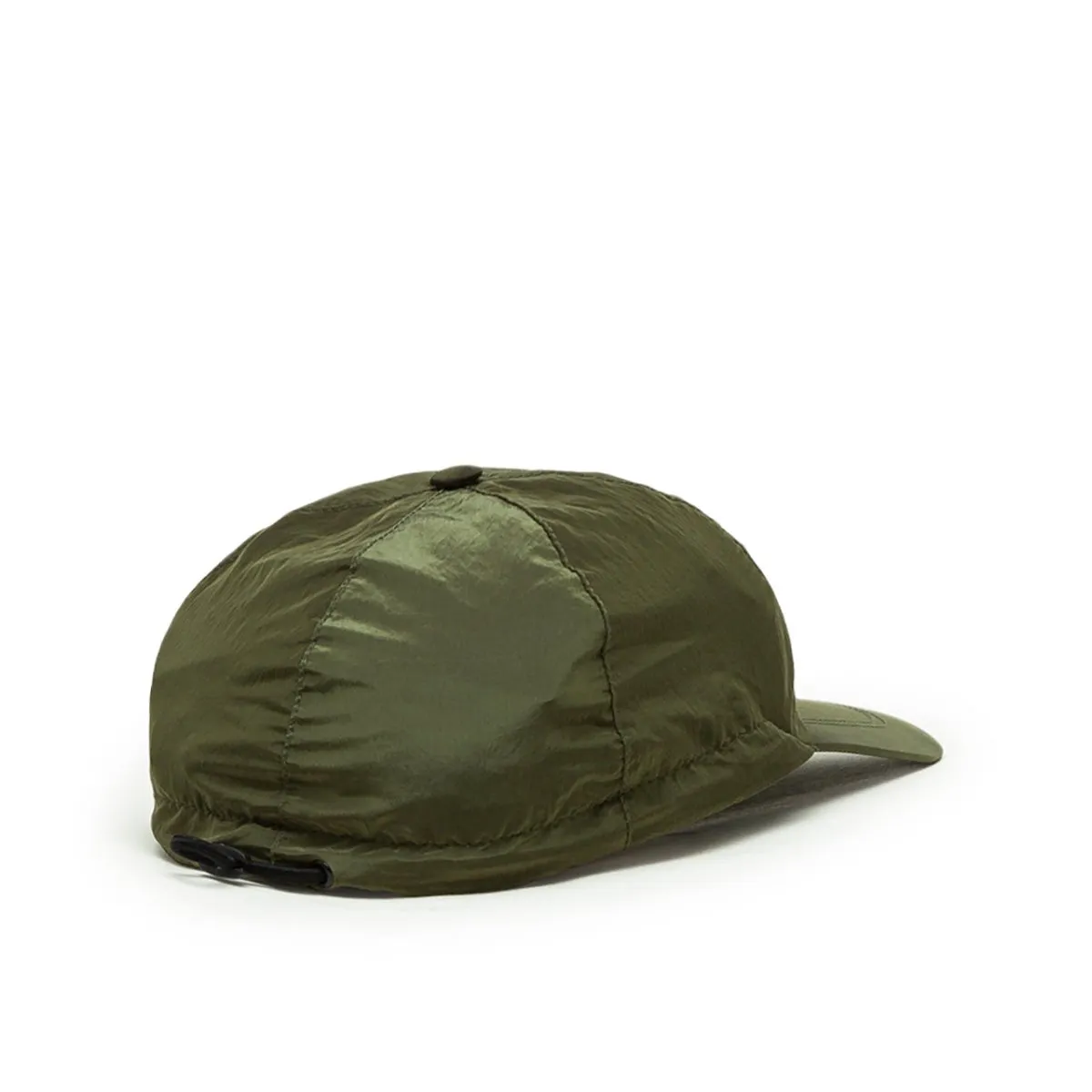 Olive Stone Island Nylon Metal Cap