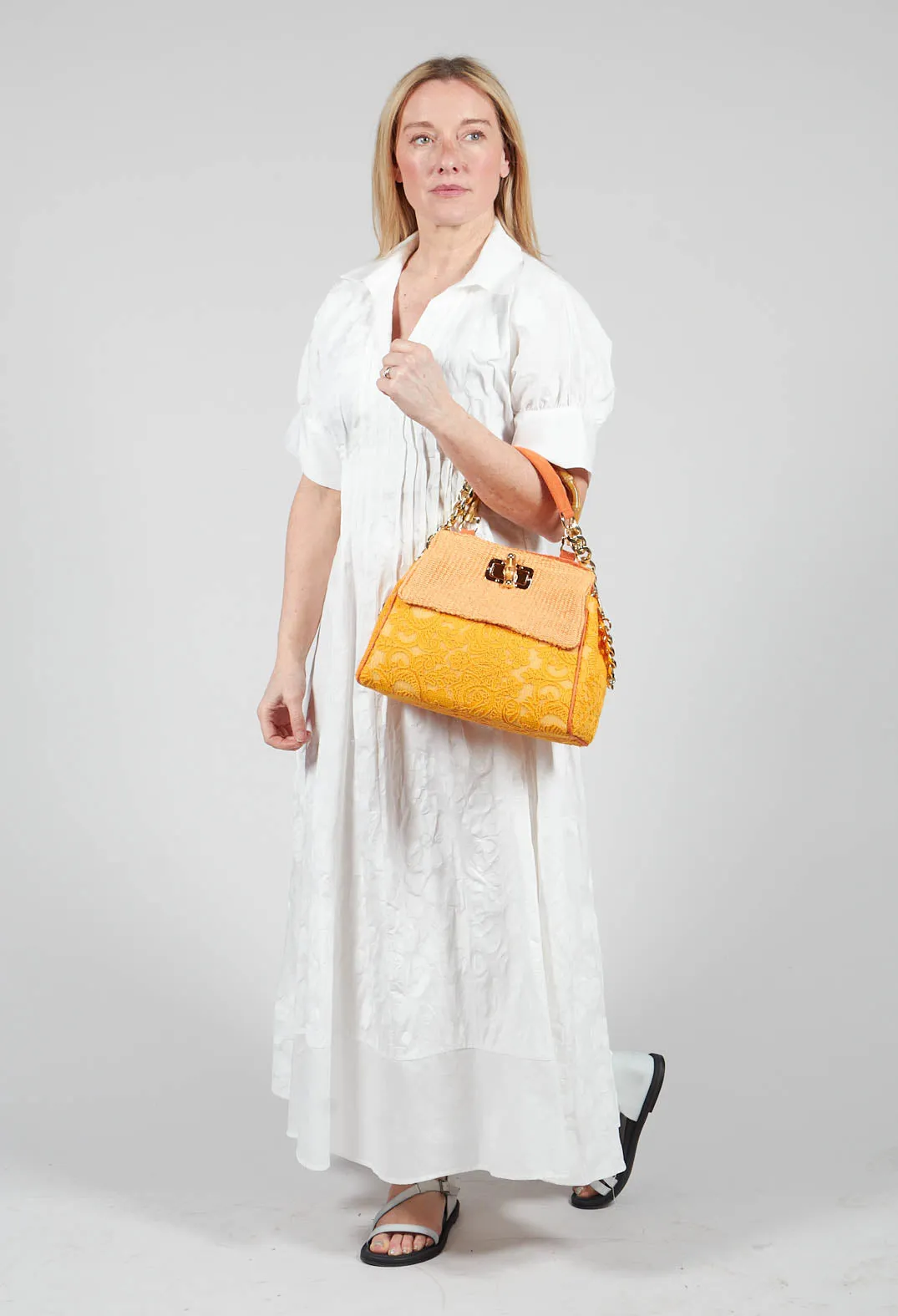 Orange Marion Lace Bag