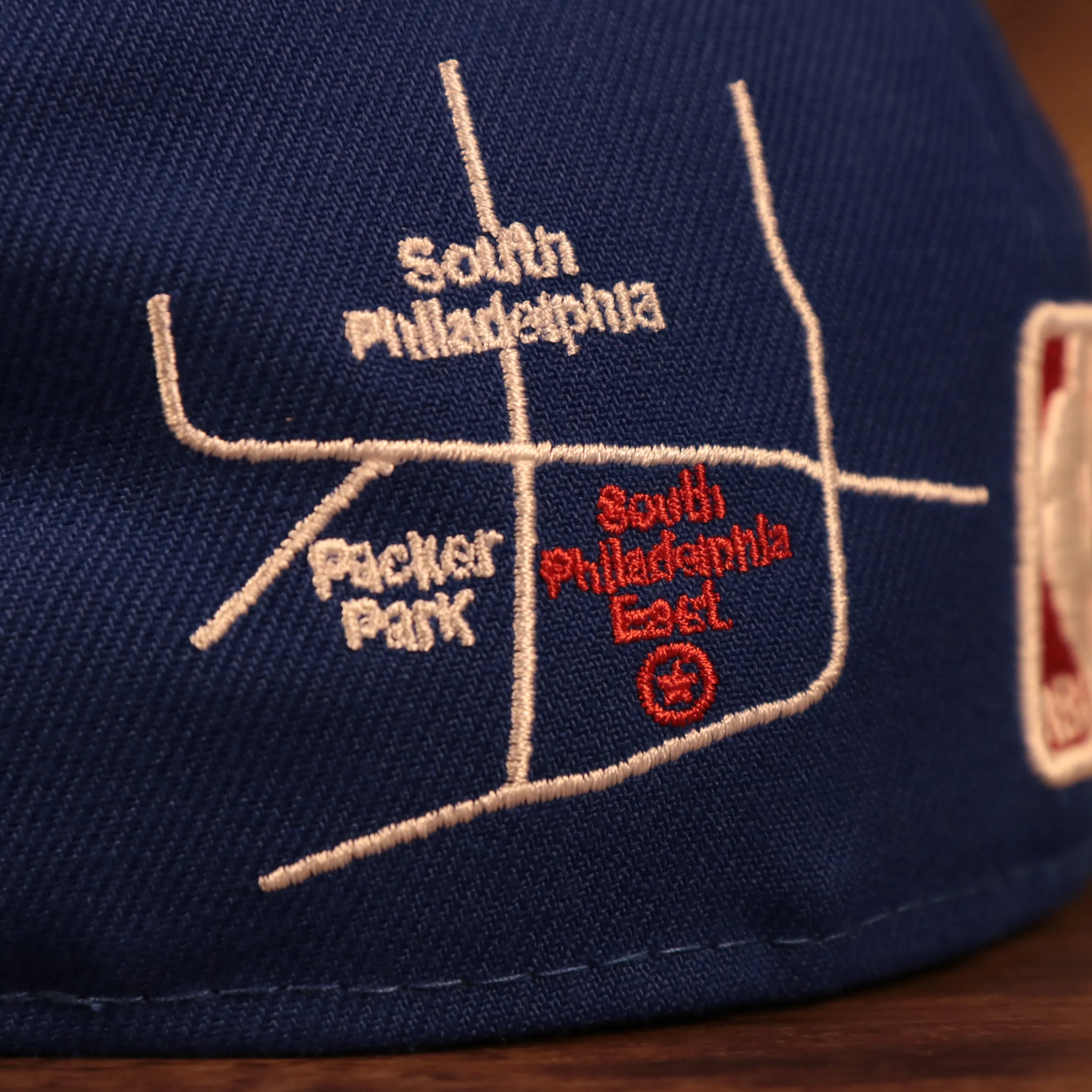 Philadelphia 76ers City Transit Patch Gray Bottom Fitted Cap