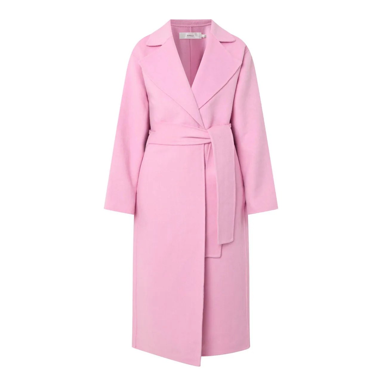 Pink Tilla Wrap Coat - The Sustainable Edit, by INWEAR