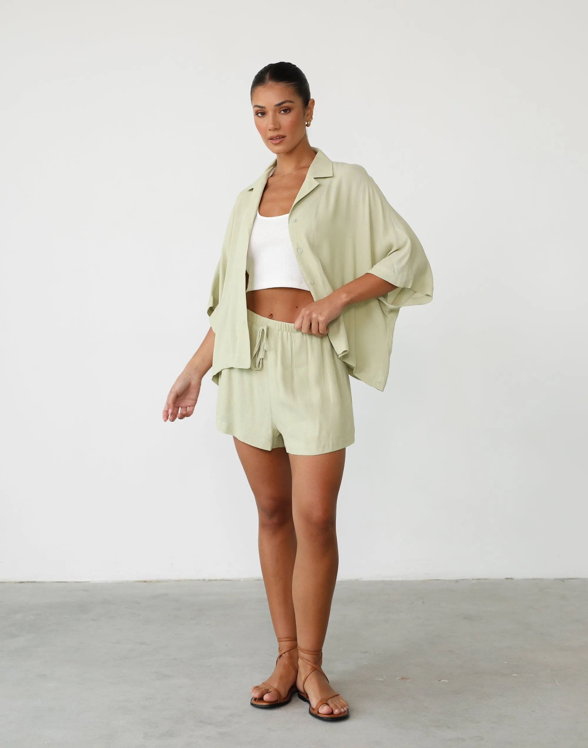 Pistachio Shorts by Divya