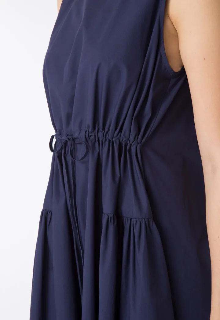 Poplin Dress with Backstage Details