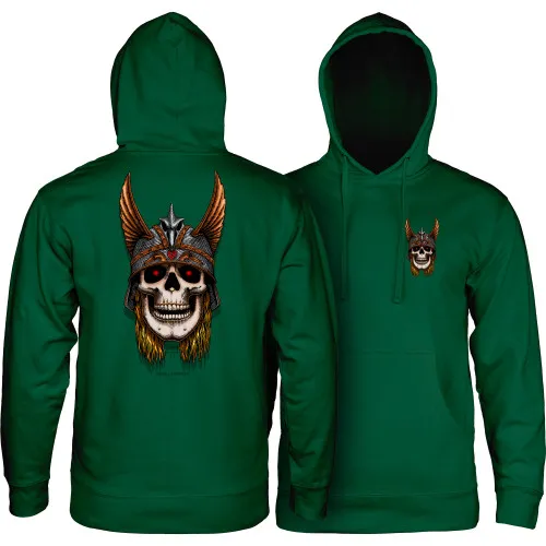 Powell Peralta Skateboard Hoody Anderson Skull Forest Green - Shop Now