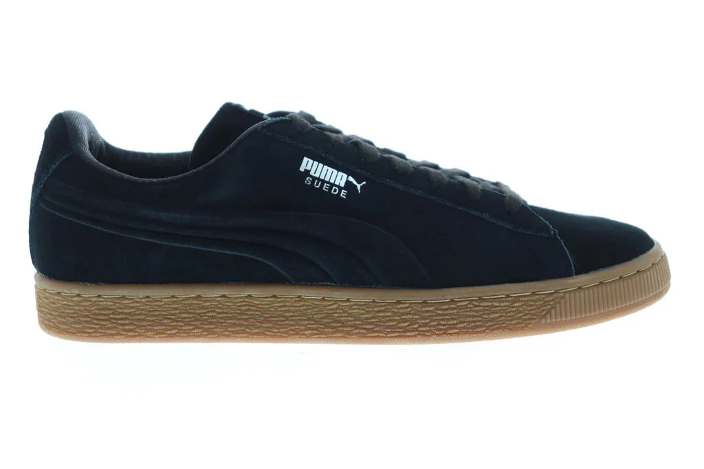 Puma Mens Black Lifestyle Sneakers Shoes Suede Classic Debossed Q4 36109802