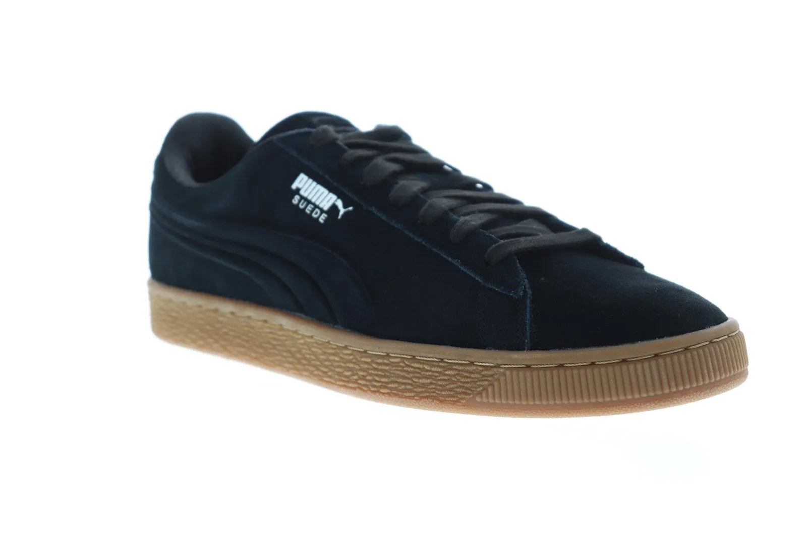 Puma Mens Black Lifestyle Sneakers Shoes Suede Classic Debossed Q4 36109802