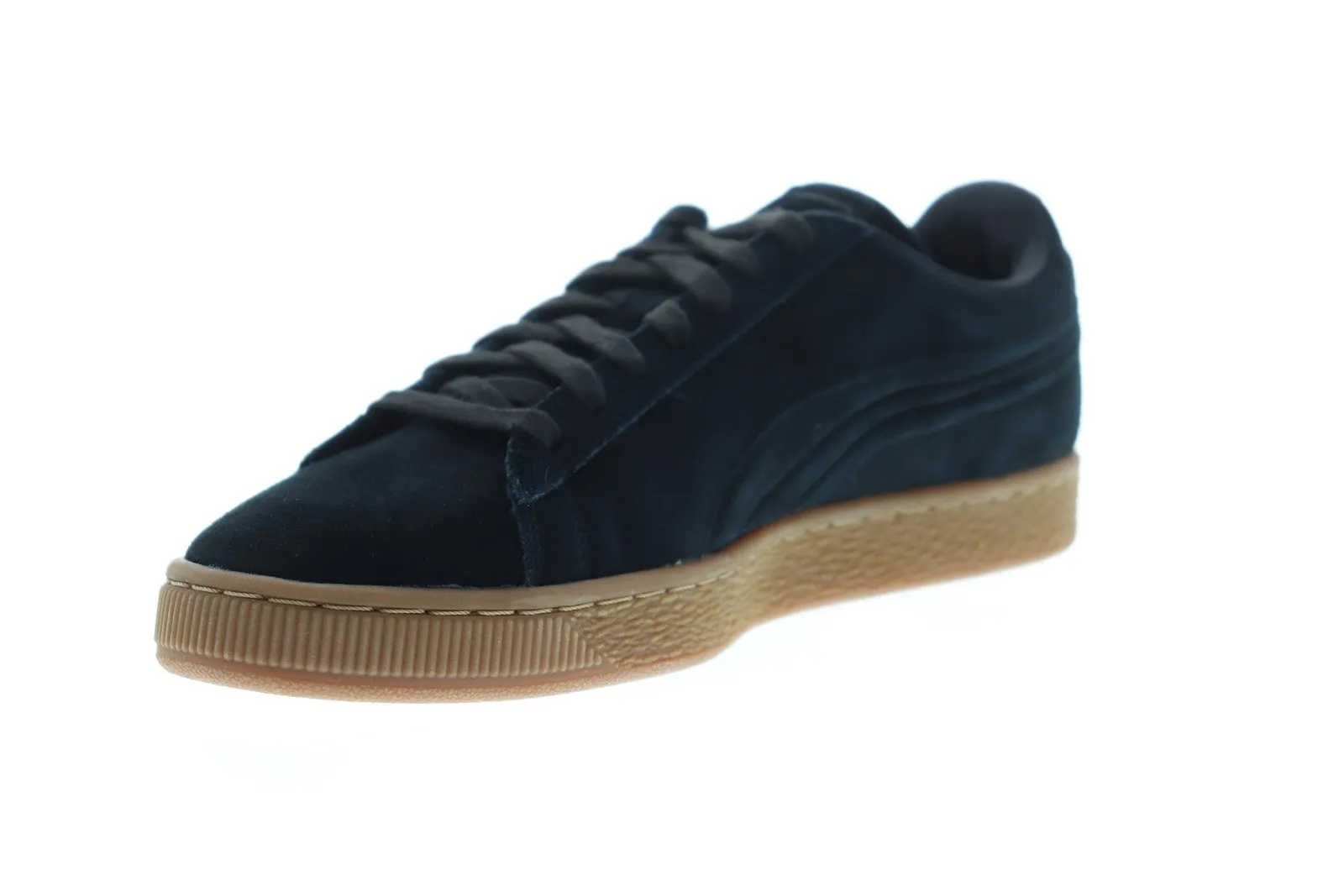 Puma Mens Black Lifestyle Sneakers Shoes Suede Classic Debossed Q4 36109802