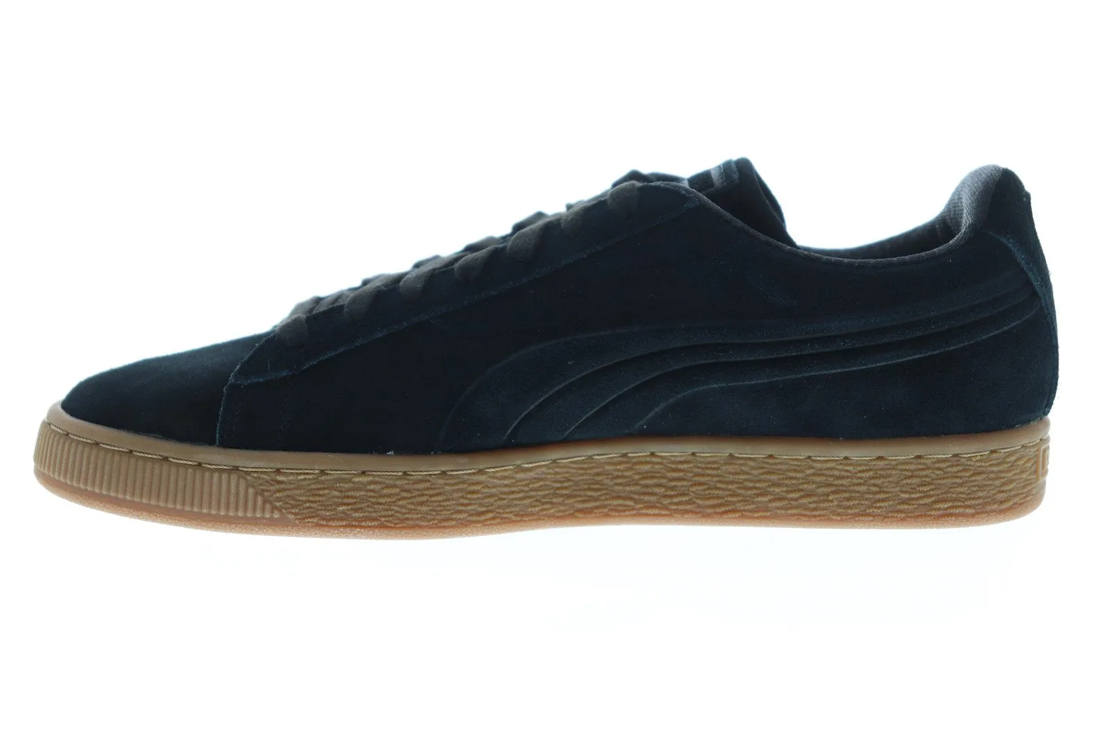 Puma Mens Black Lifestyle Sneakers Shoes Suede Classic Debossed Q4 36109802