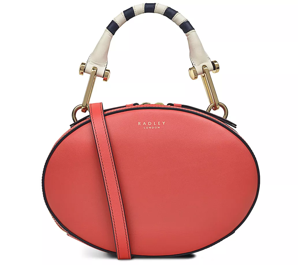 RADLEY London Basil Street Small Leather Bag w/Seahorse Fob