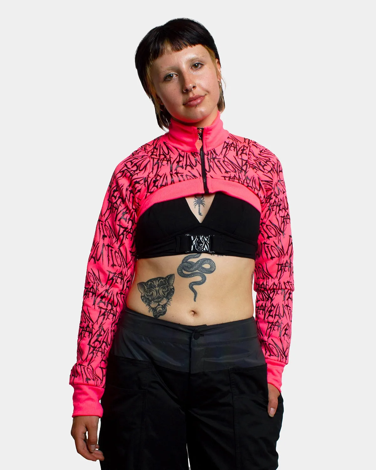 Ravelution Flou Pink Women's UV Shrug