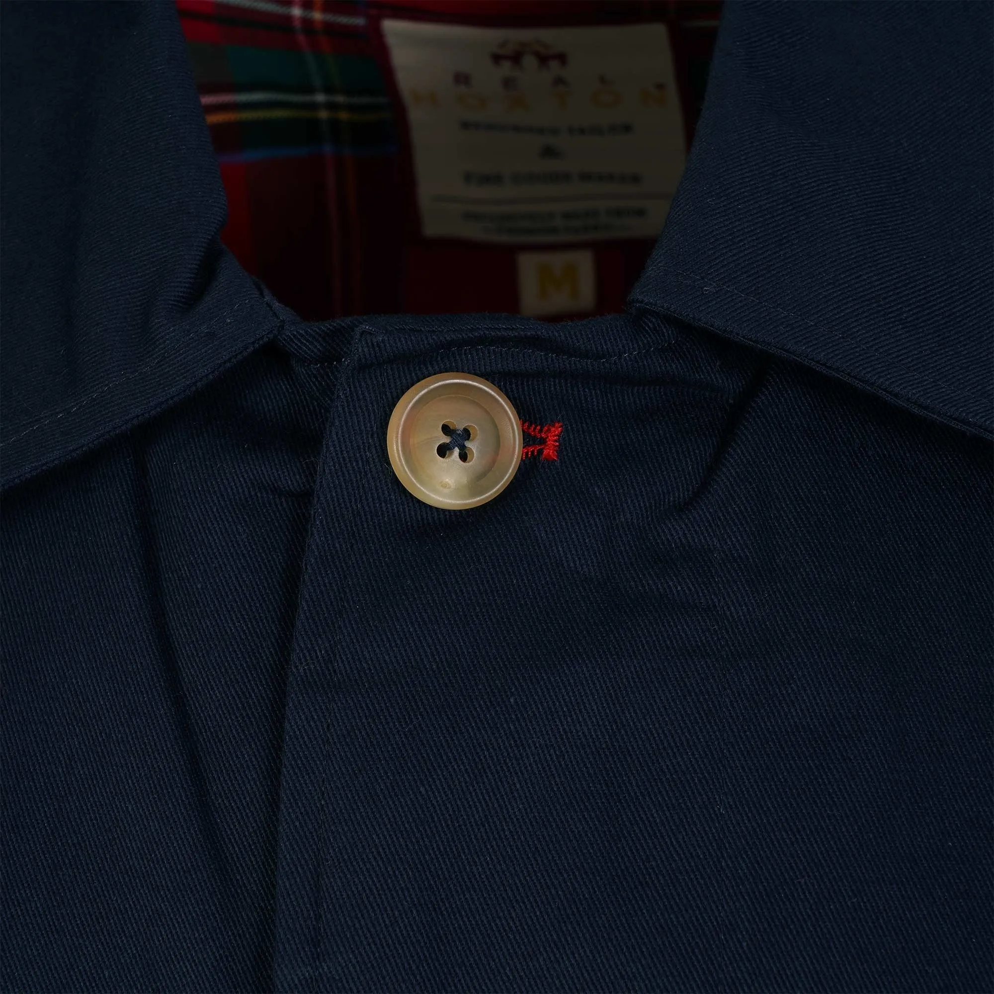 Real Hoxton Navy Mac Coat