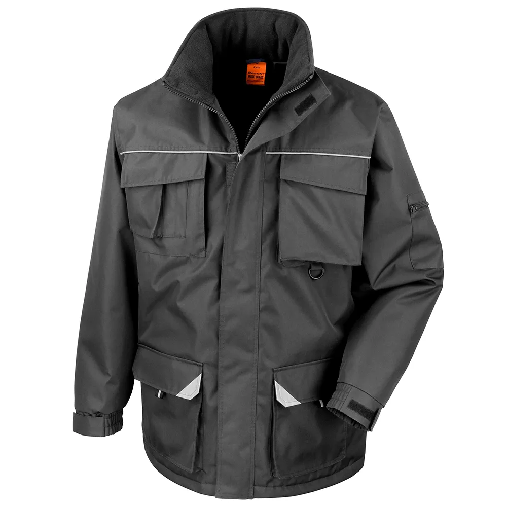 Result: Result Work-Guard Sabre Long Coat - Waterproof, Windproof, and Insulated.