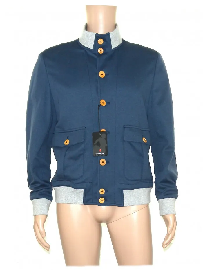 Rodrigo Man Blue Jacket Model 8393 5521 COL 250 - Google SEO friendly.