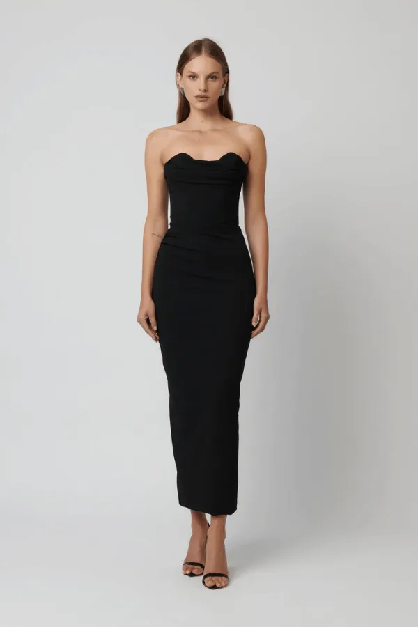 Rozela Black Dress