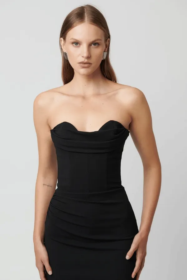 Rozela Black Dress