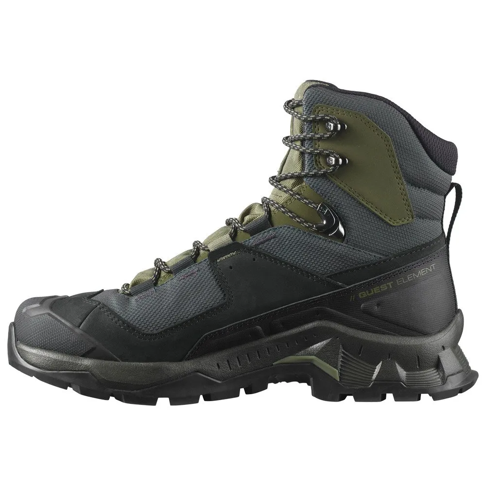 Salomon Quest Element GTX Black Deep Lichen Green Hiking Boots