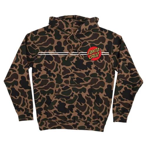 Santa Cruz Skateboards Classic Dot Pullover Hoodie - Duck Camo