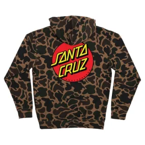 Santa Cruz Skateboards Classic Dot Pullover Hoodie - Duck Camo