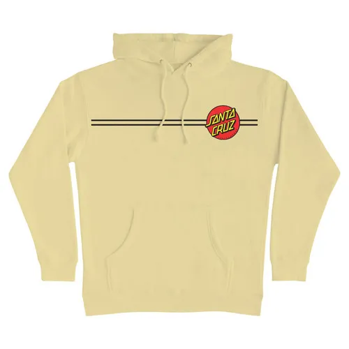 Santa Cruz Skateboards Hoody Classic Dot Pullover Light Yellow - Shop Now