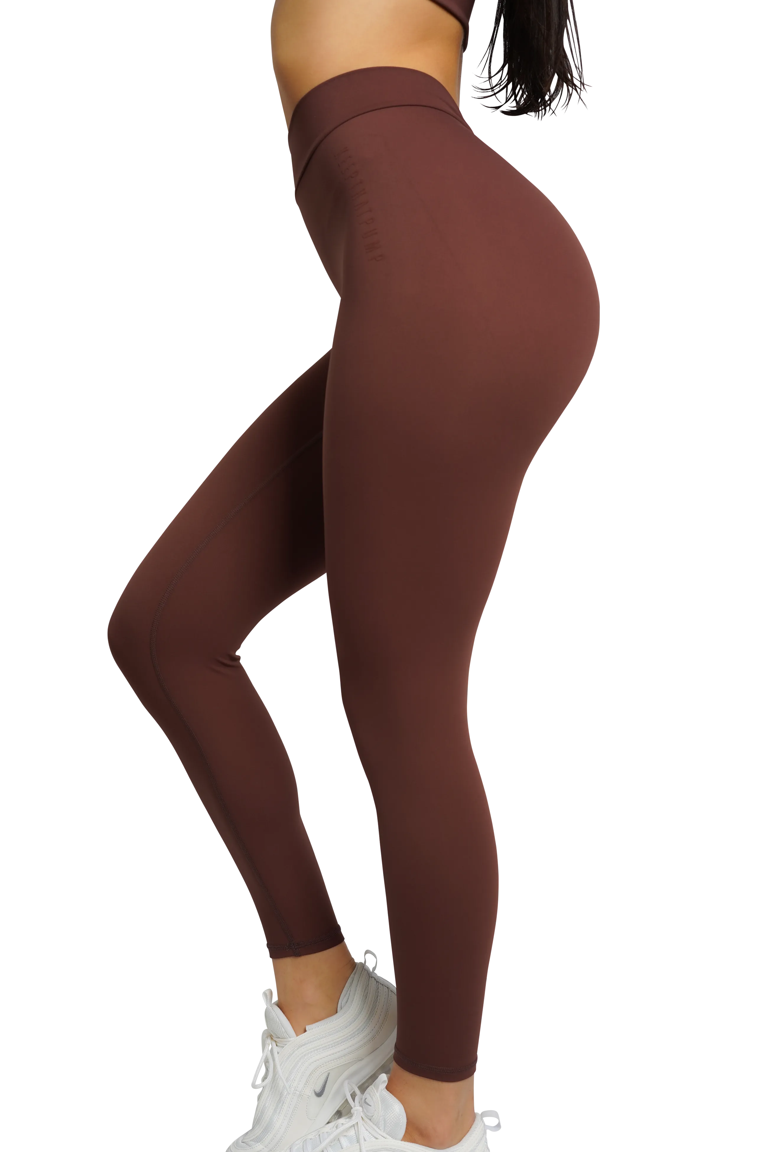 Sculpt V-Back Leggings in Brown