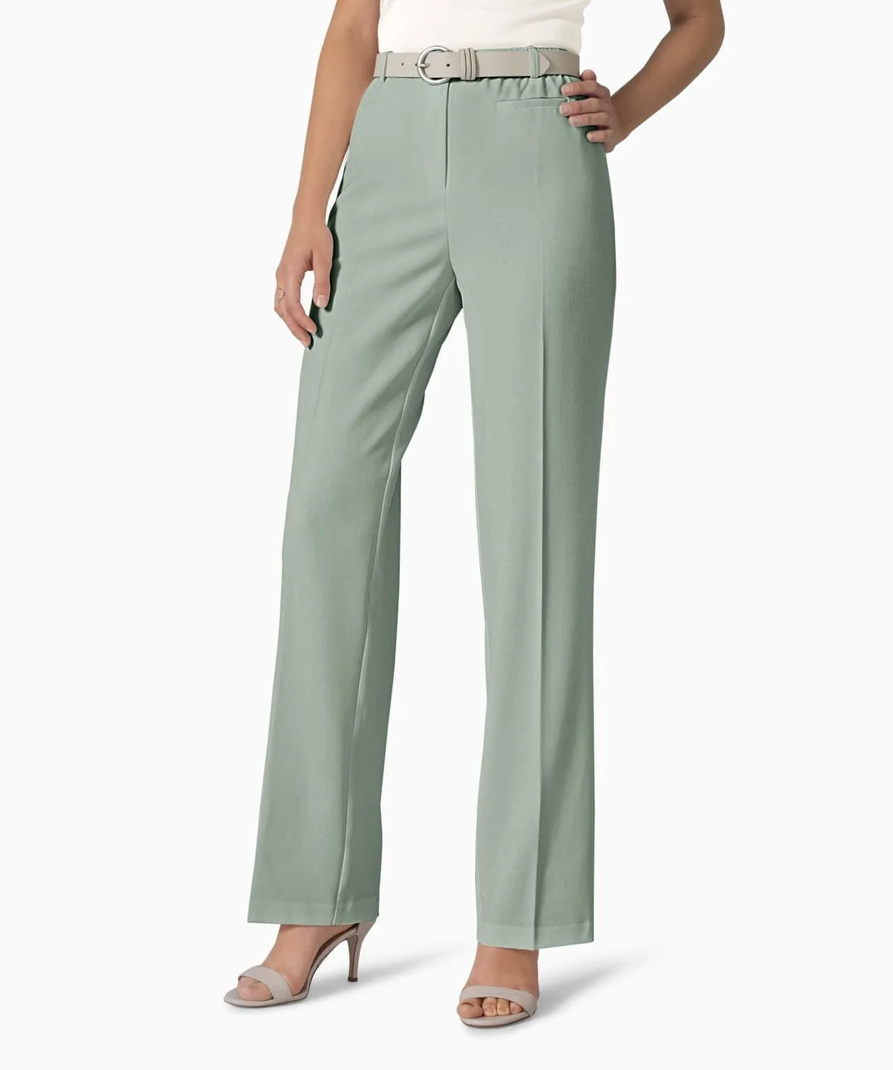 Trousers with Secret Stretch Tummy-slimming Feature