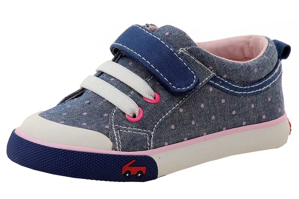 See Kai Run Toddler Girl's Kristin Fashion Canvas Sneakers Shoes