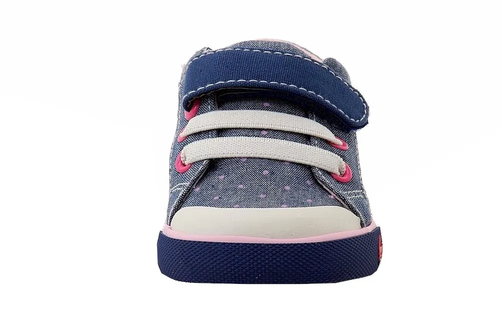 See Kai Run Toddler Girl's Kristin Fashion Canvas Sneakers Shoes