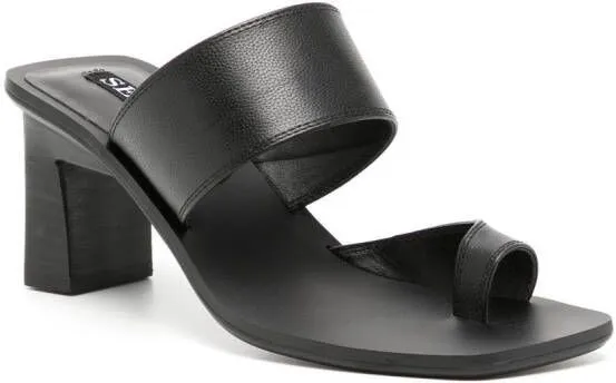 Senso Luella 70mm Open-Toe Sandals in Black