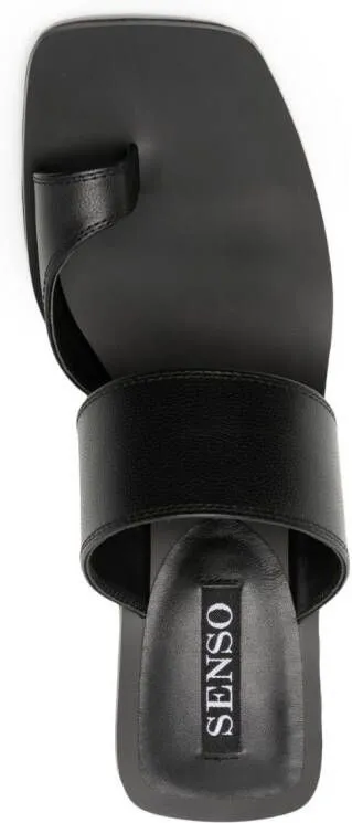 Senso Luella 70mm Open-Toe Sandals in Black