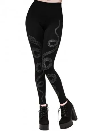 Snake Print Cathedral Leggings