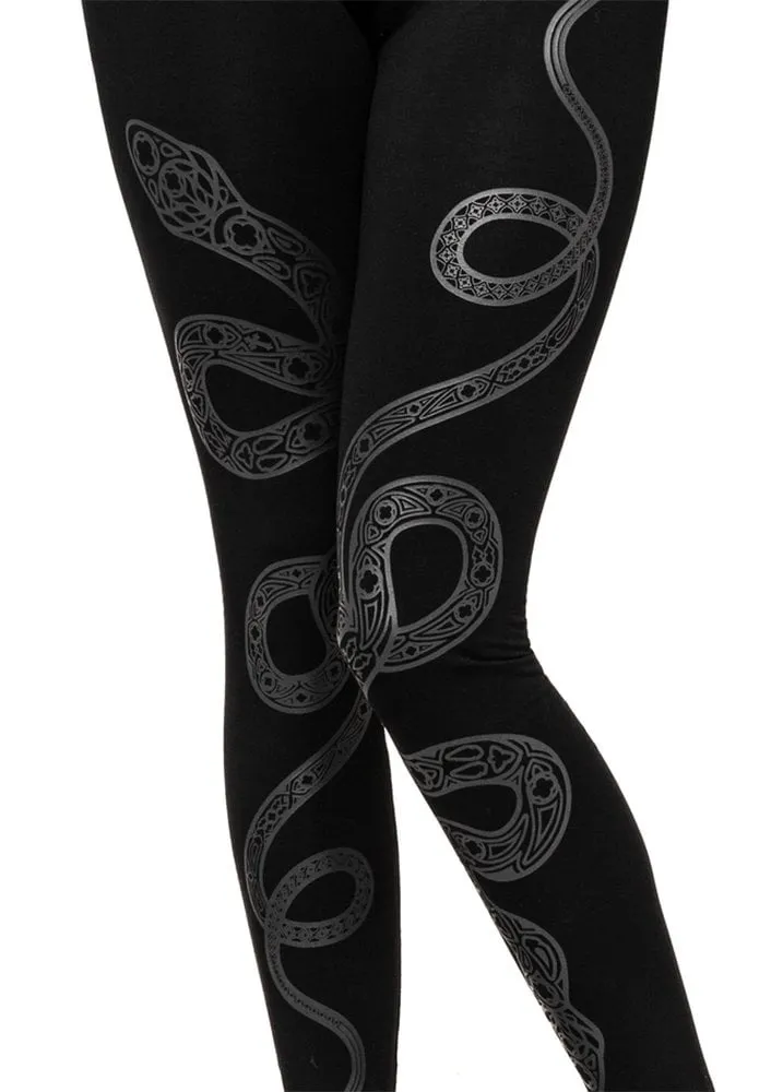 Snake Print Cathedral Leggings