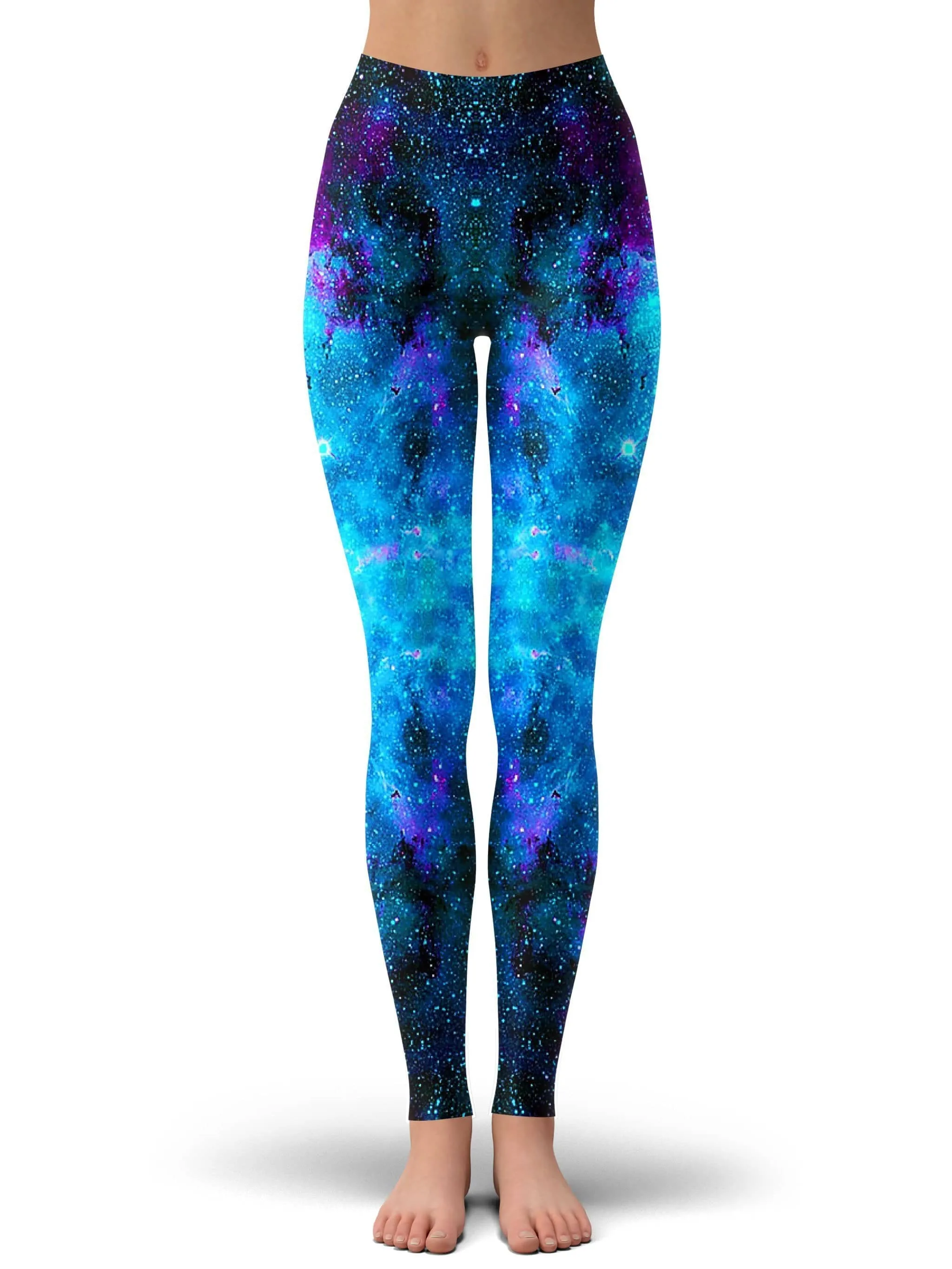 Space Print Galaxy Leggings