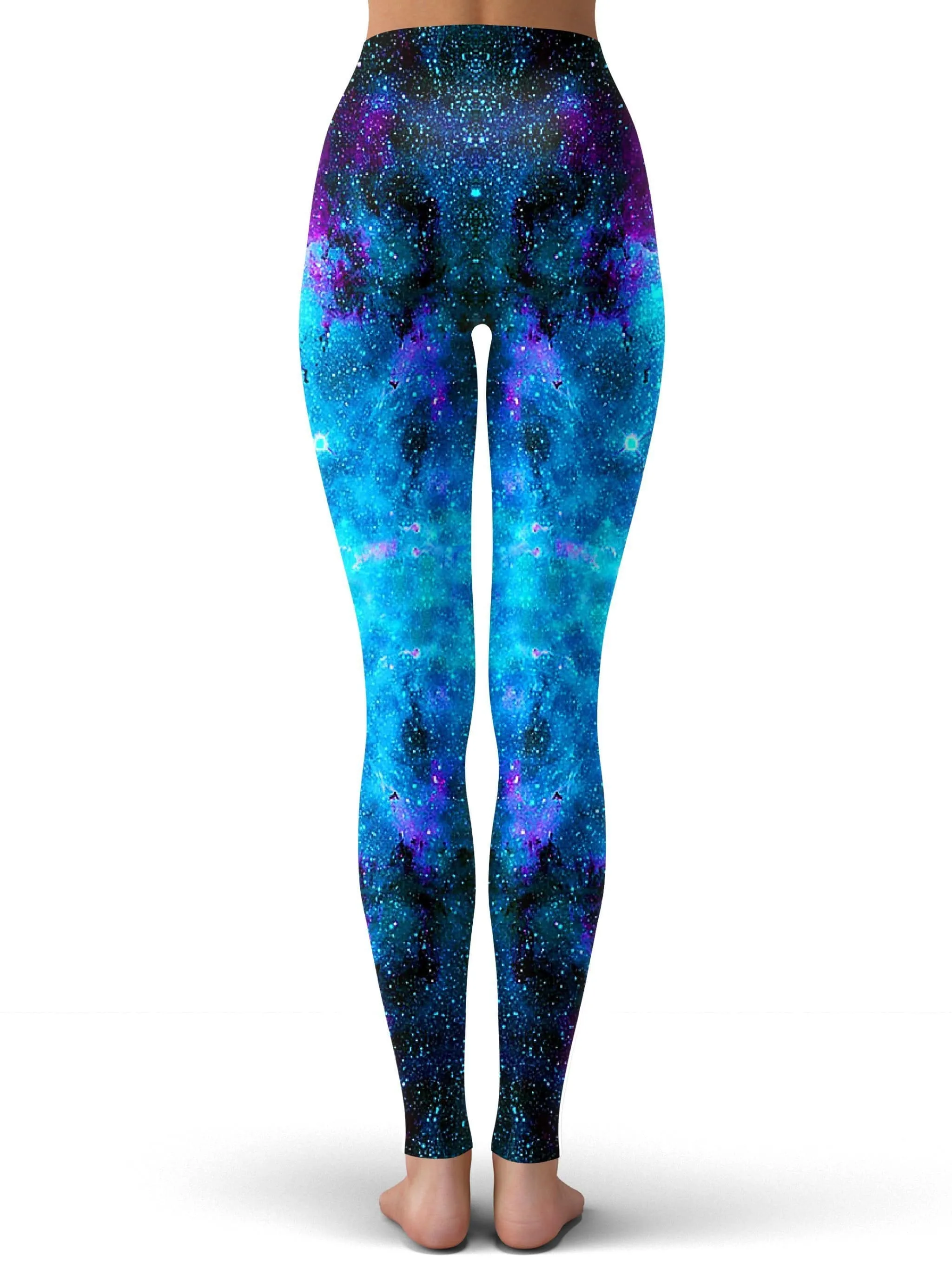 Space Print Galaxy Leggings