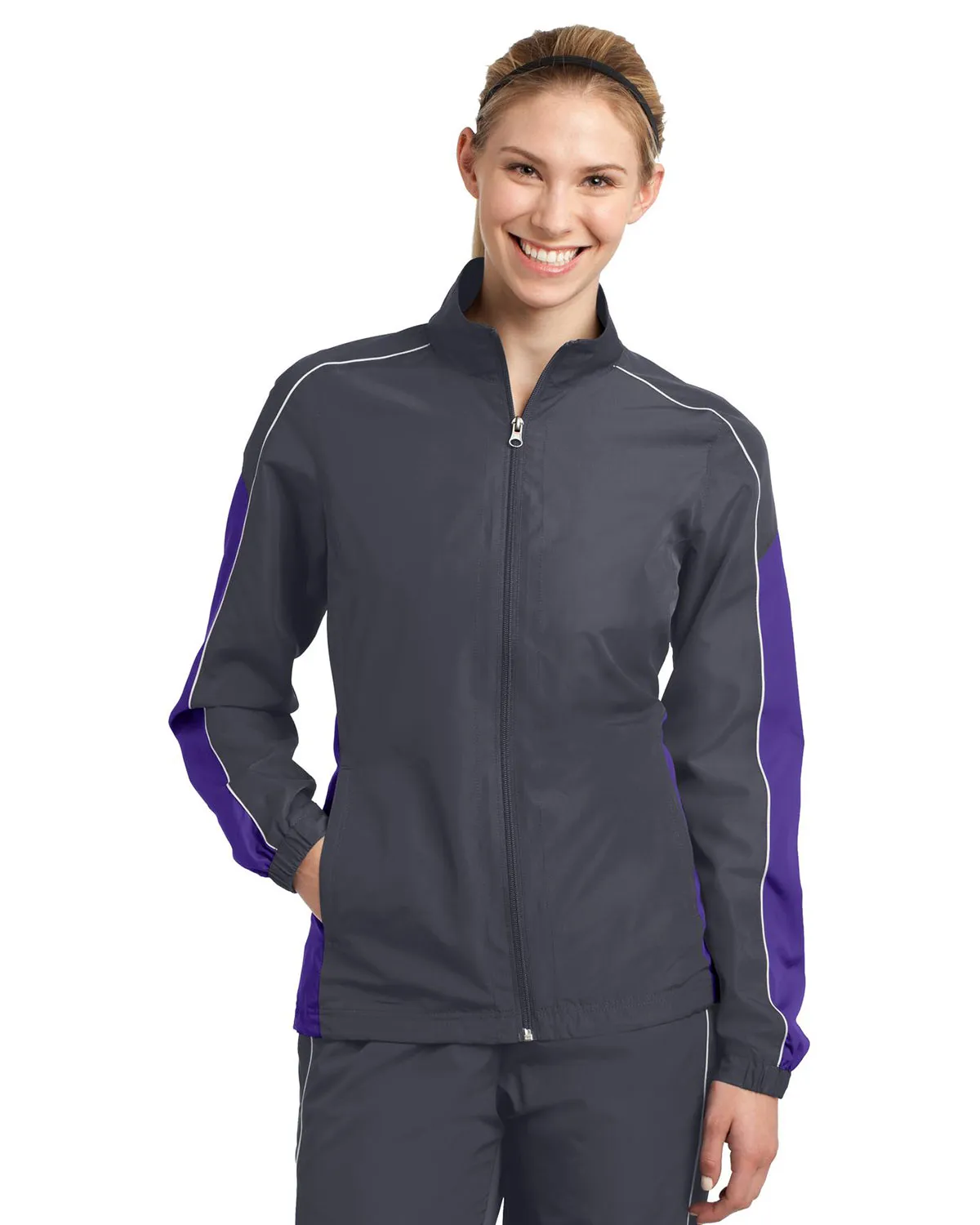 Sport-Tek Women's Colorblock Wind Jacket