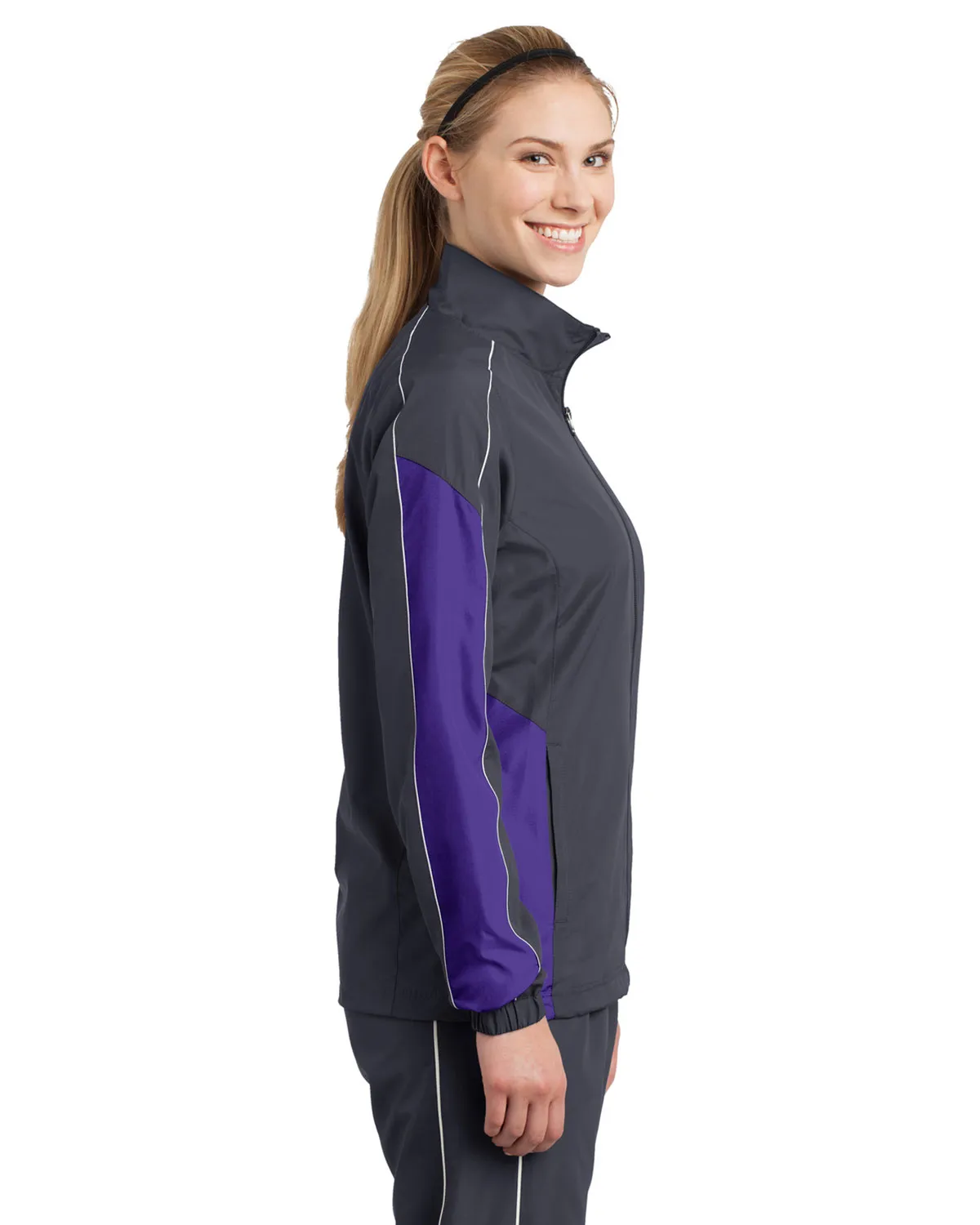 Sport-Tek Women's Colorblock Wind Jacket