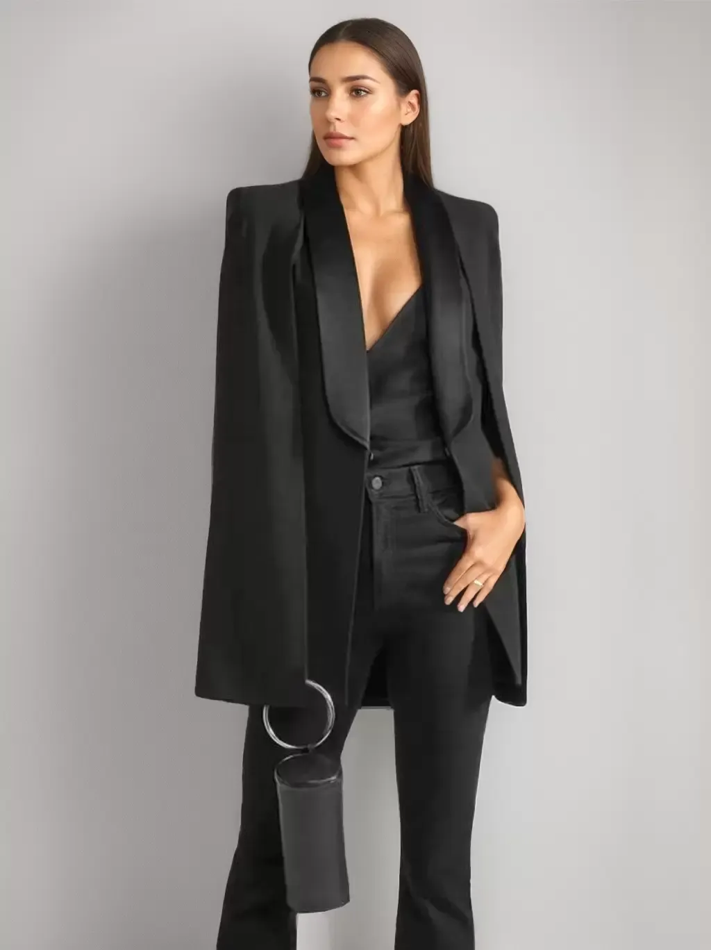 Spring 2024 Women's Cape Blazer Jacket Outerwear on Spring Street