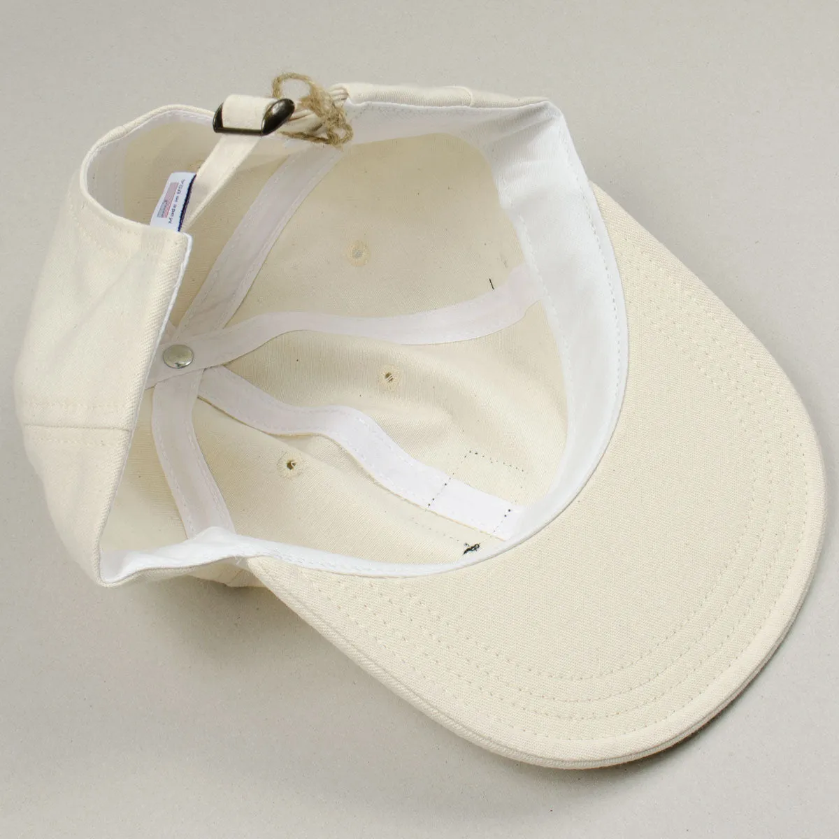 Stan Ray Ball Cap in Natural Drill Ecru