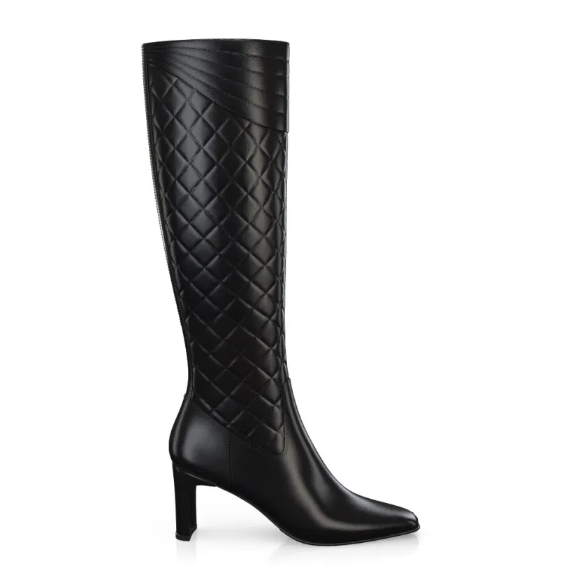 Stylish High-Heeled Boots