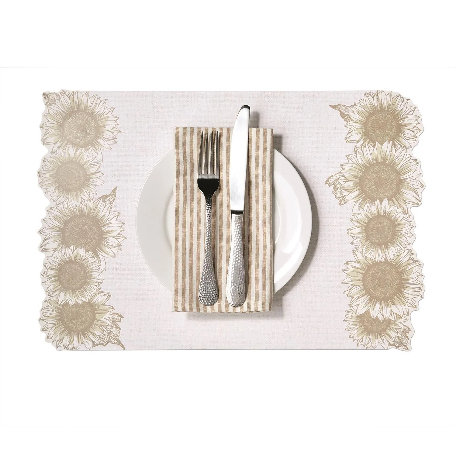 Sunflower Design Paper Placemat Notebook