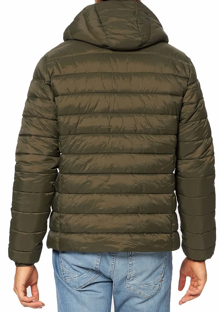 Dark Moss Superdry Classic Fuji Puffer Jacket