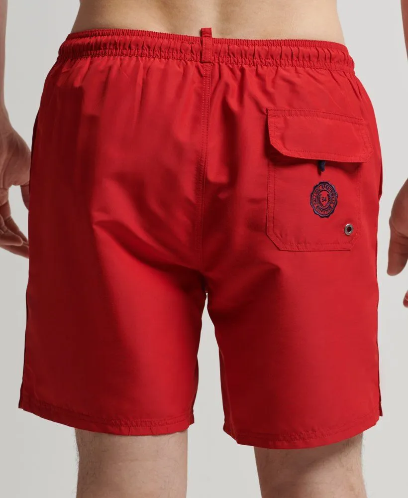 Rouge Red Print Swim Shorts from Superdry