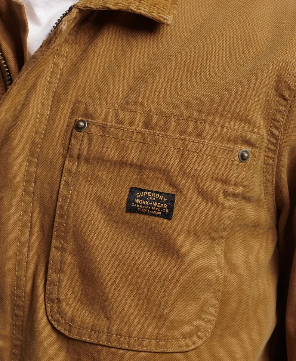 Denim Co Tobacco Superdry Vintage Ranch Canvas Jacket