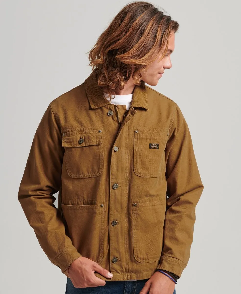 Denim Co Tobacco Superdry Vintage Ranch Canvas Jacket