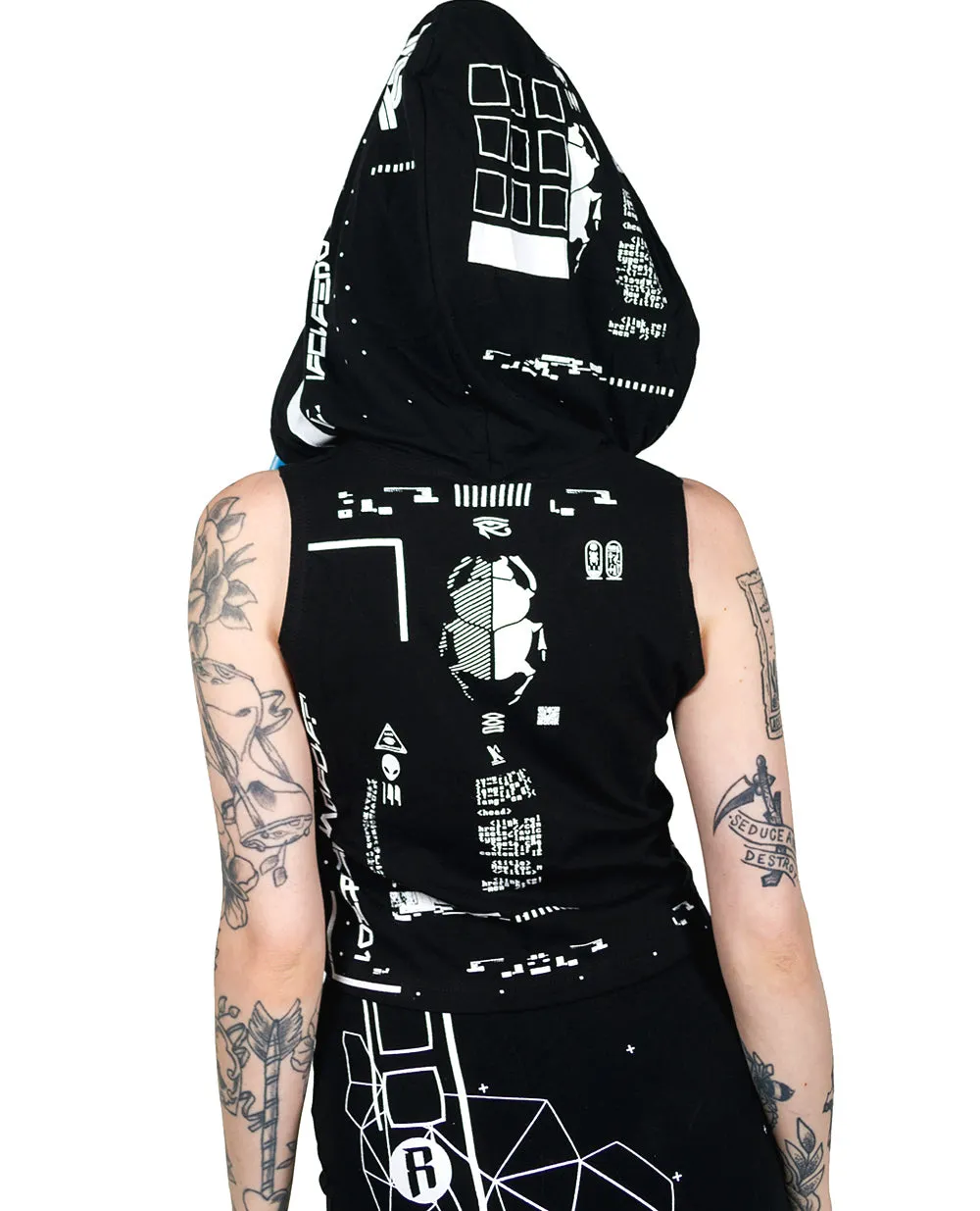 Tech Crop Vest - Innovative Future Fashion