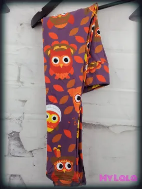 Thanksgiving Owl Kids Yoga Band (Premium)