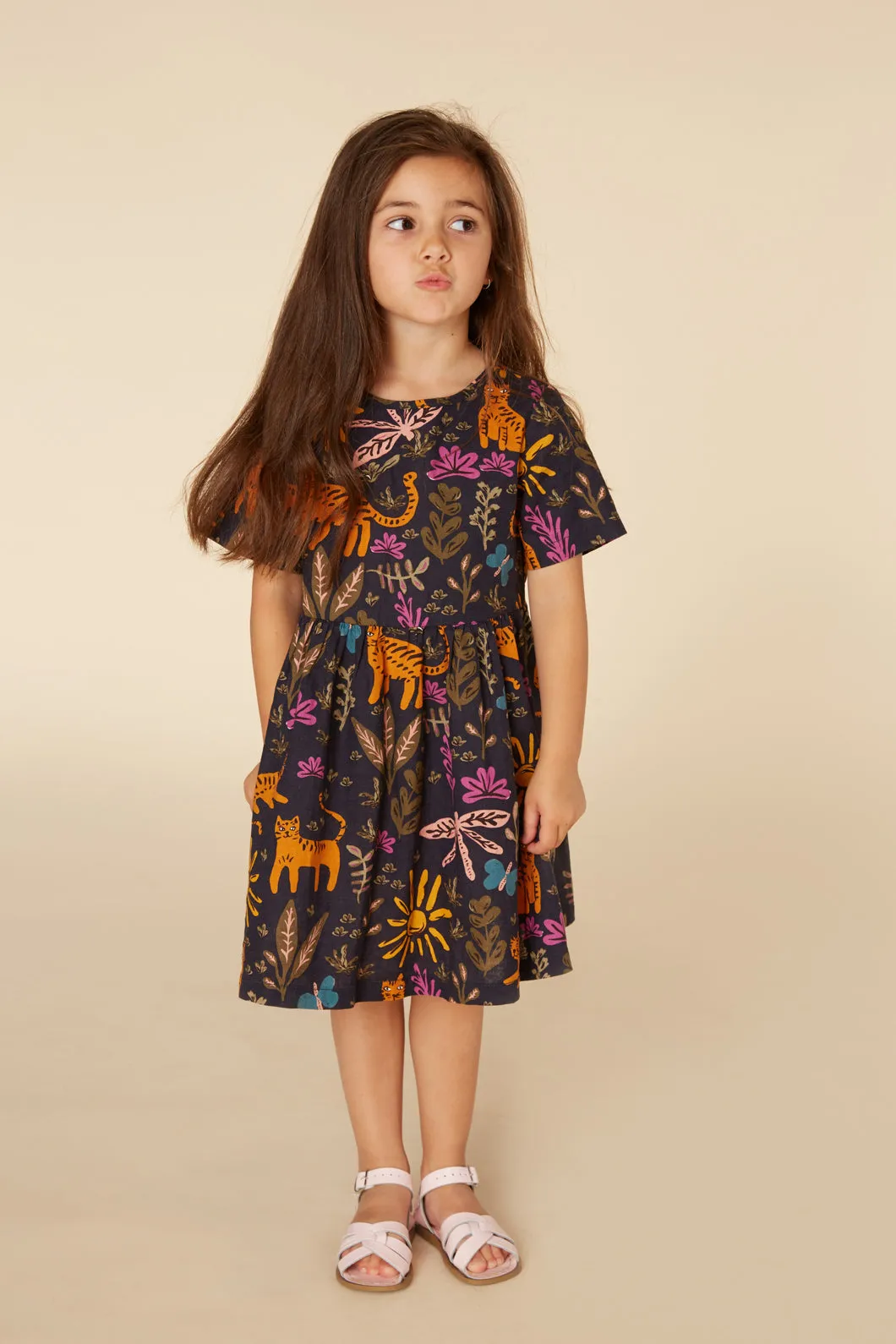 Tiger Print Jungle Dress