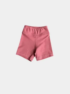 Toddler Girl Light Mahogany Biker Shorts